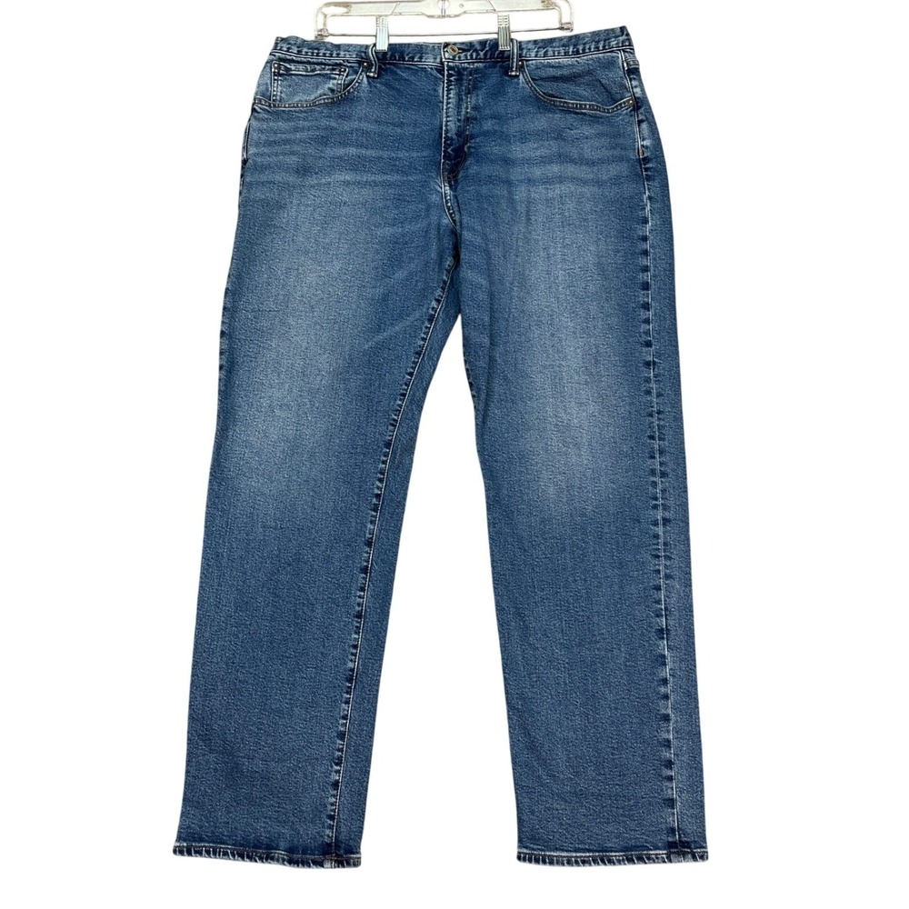 Gap GapFlex Jeans Mens 38x32 Medium Wash Straight Leg 5 Pocket Denim Twill EUC